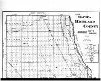 Richland County Map - Above, Richland County 1897 Microfilm